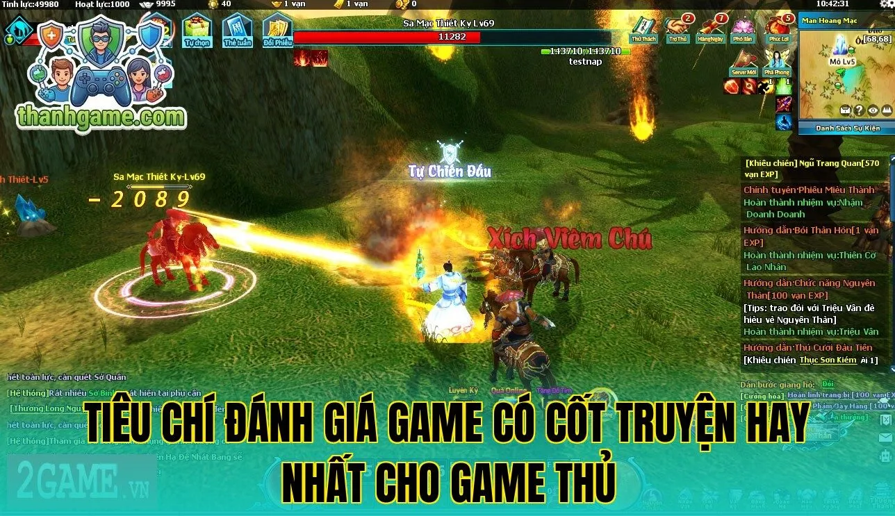 Tiêu chí đánh giá game có cốt truyện hay nhất cho game thủ
