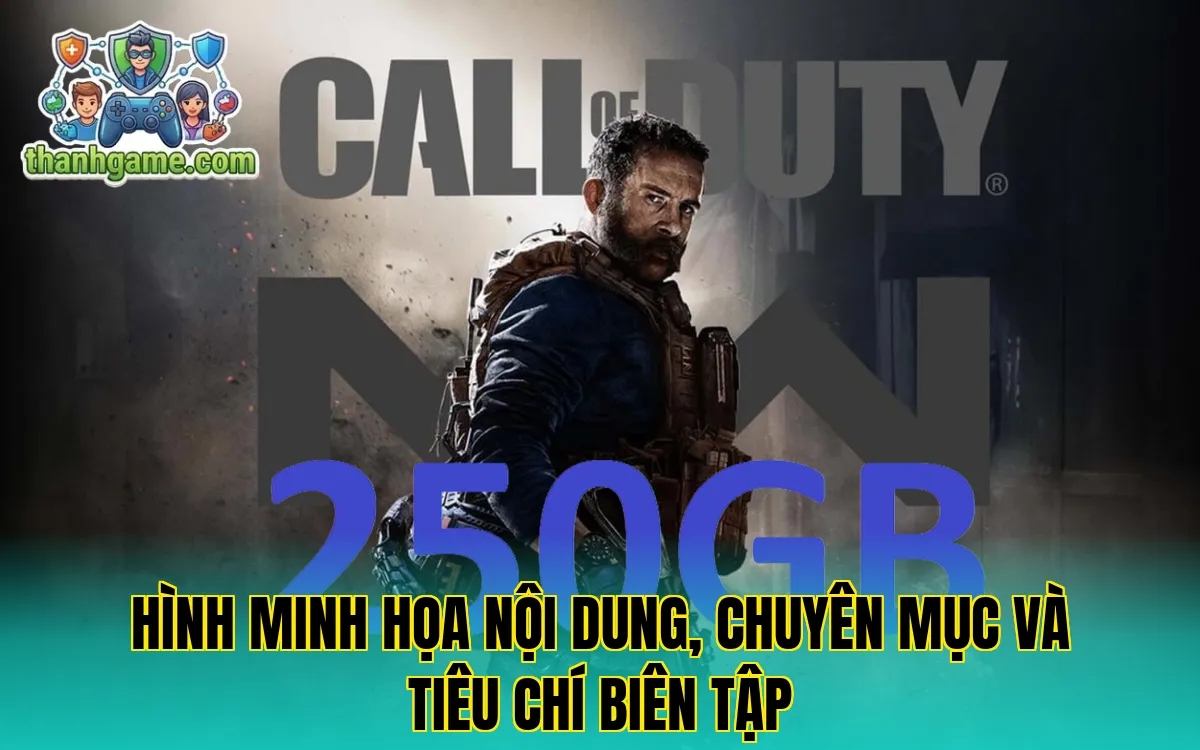 Hình minh họa nội dung, chuyên mục và tiêu chí biên tập