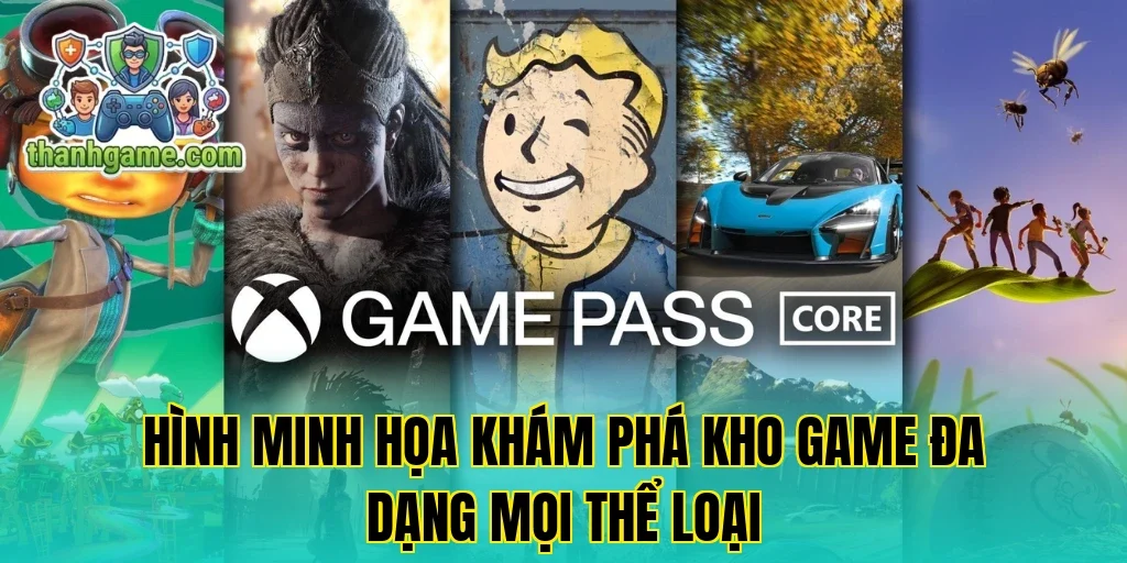 Hình minh họa khám phá kho game đa dạng mọi thể loại