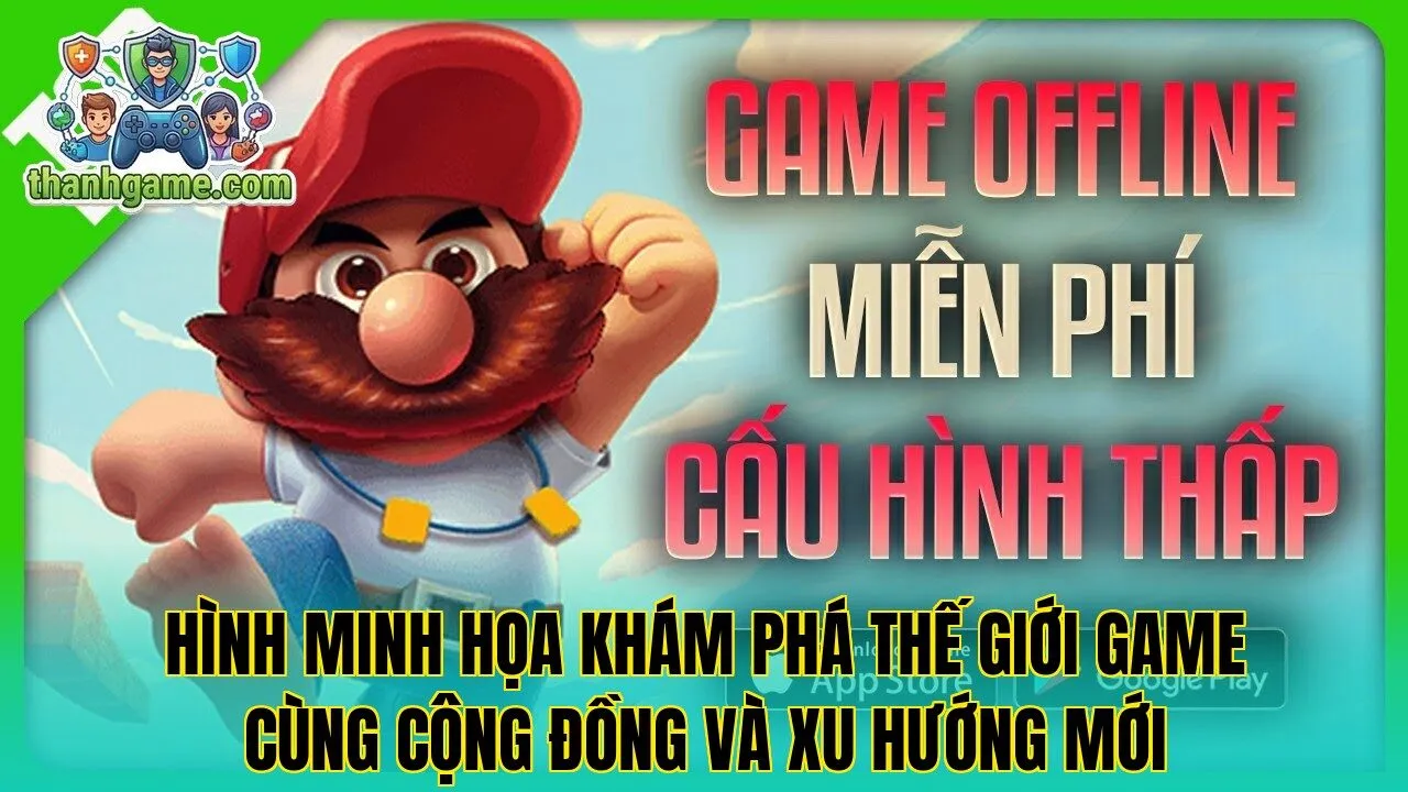 Hình minh họa khám phá thế giới game cùng cộng đồng và xu hướng mới