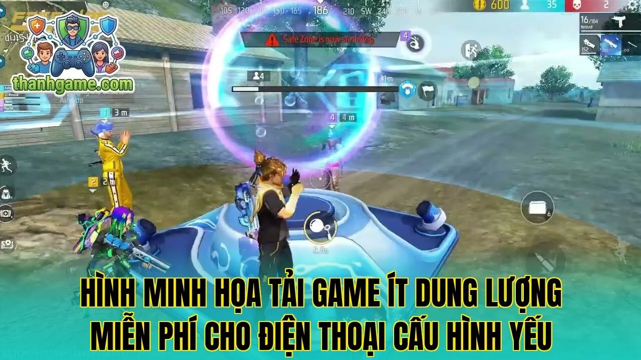 Hình minh họa tải game ít dung lượng miễn phí cho điện thoại cấu hình yếu