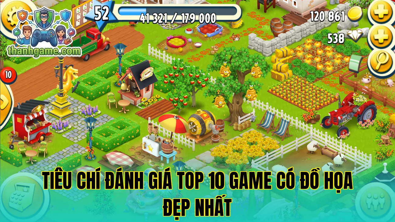 Tiêu chí đánh giá top 10 game có đồ họa đẹp nhất