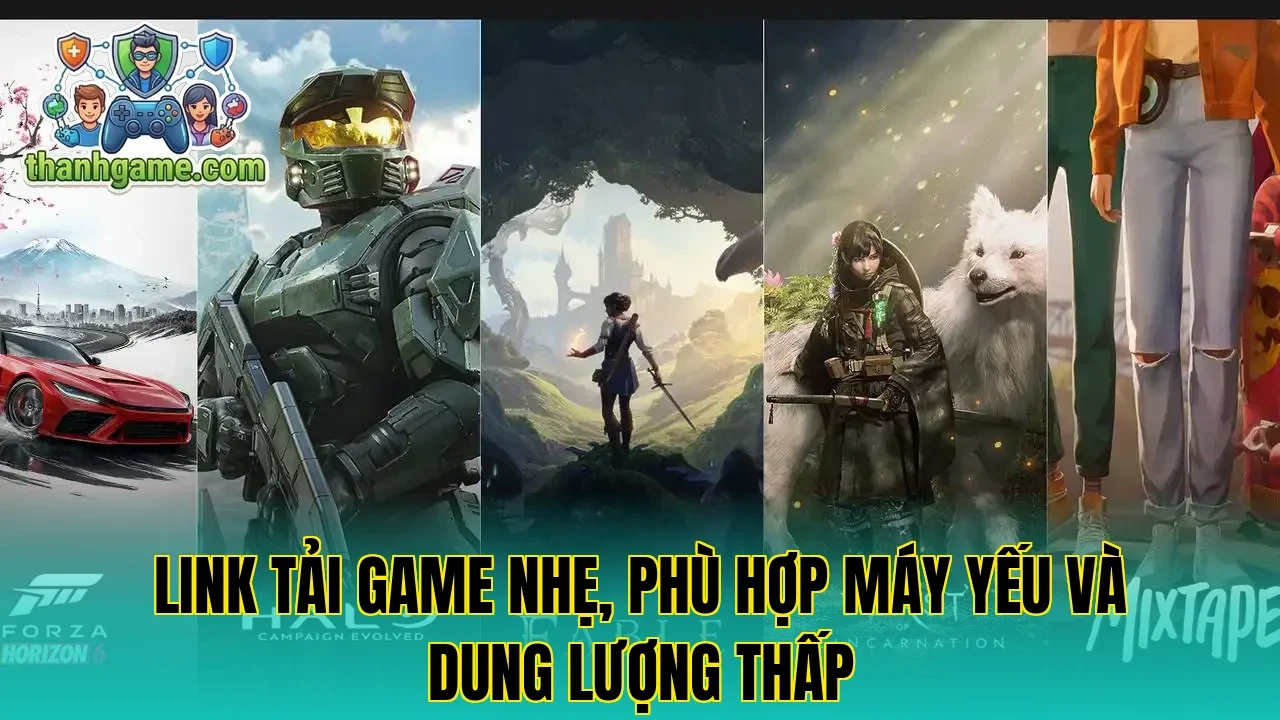 Link tải game nhẹ, phù hợp máy yếu và dung lượng thấp