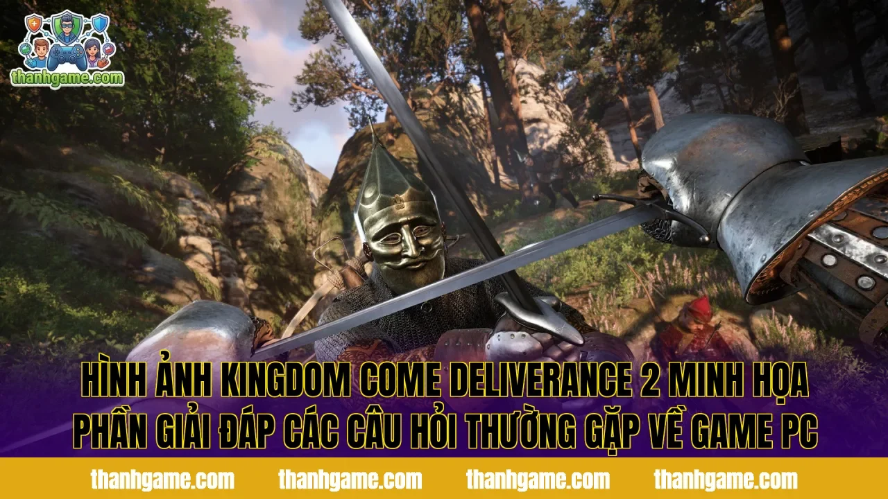 Hình ảnh Kingdom Come Deliverance 2 minh họa phần giải đáp các câu hỏi thường gặp về game PC